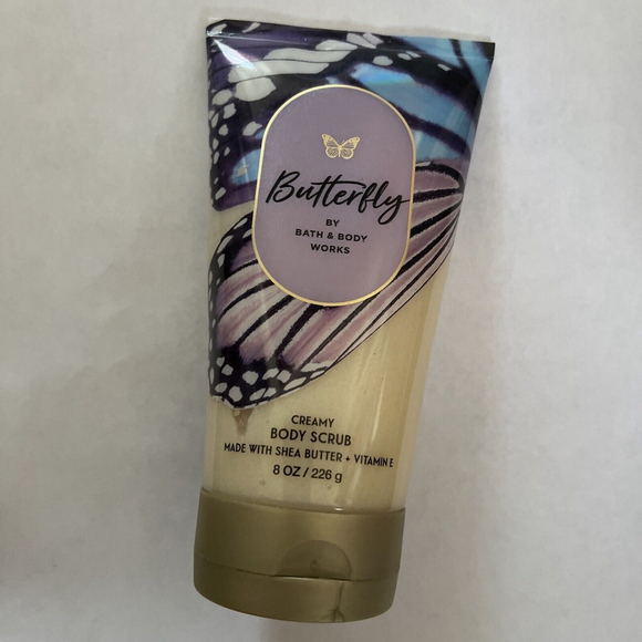 Bath and Body Works BUTTERFLY Creamy Body Scrub 8 OZ - Picture 1 of 2
